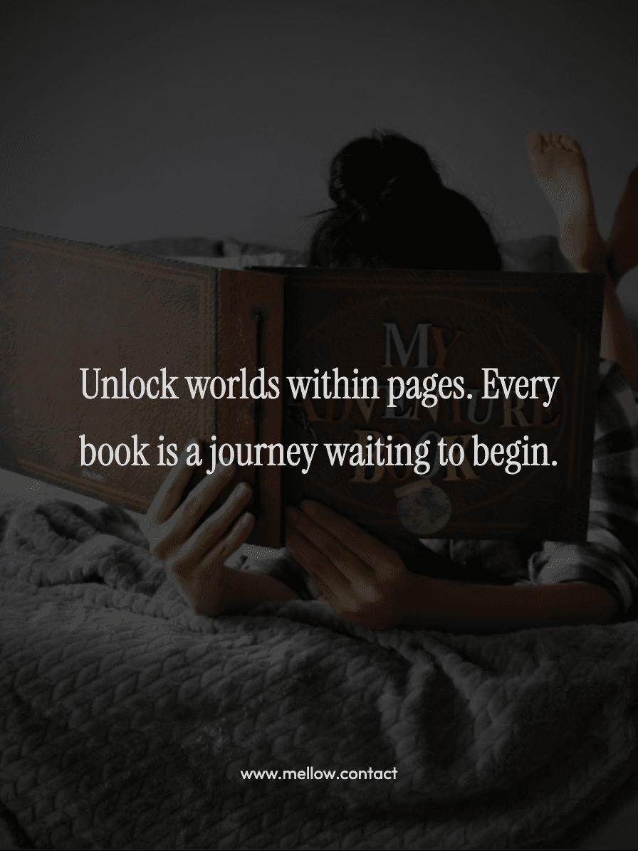 Unlock worlds within pages. Every book is a journey waiting to begin.